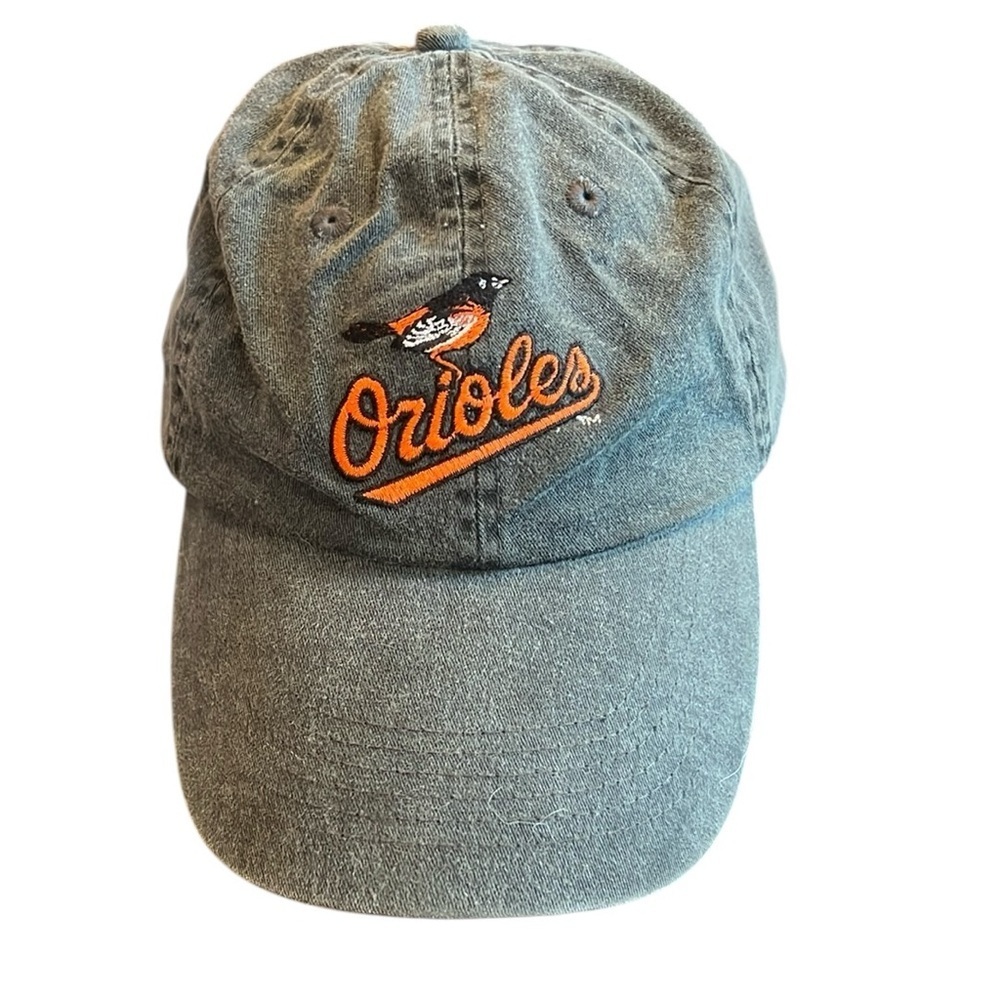 Baltimore Orioles Strapback Cap Hat OS Embroidered DAP 3.0 Gray/Orange Cotton